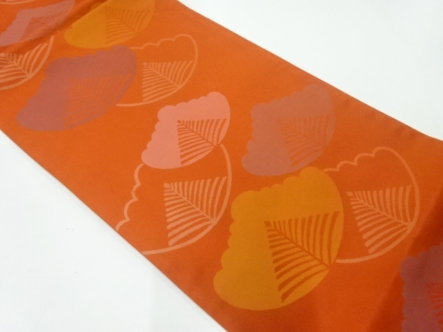 川島織物製　笠松模様織出し袋帯